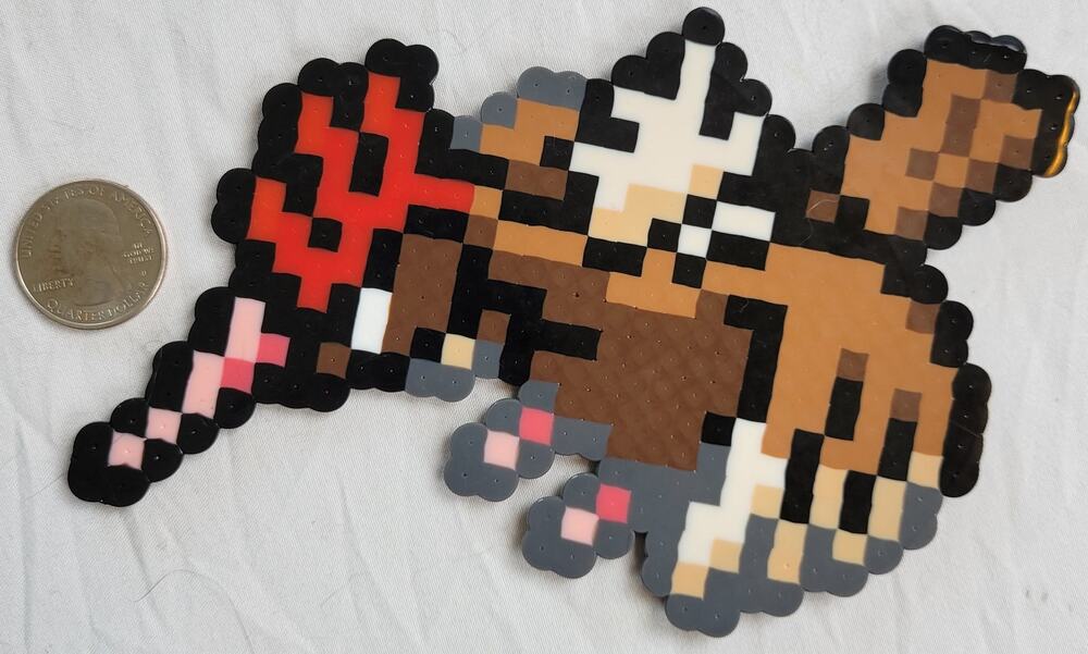 Fearow Menu Icon Pokemon Perler Bead Pixel Art